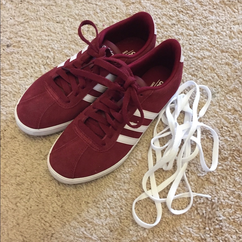 Dark Red Adidas Sneaker